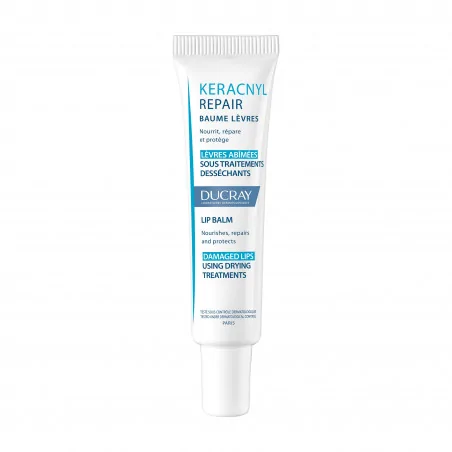 Ducray — Baume réparateur lèvres abîmées par les traitements anti-acnéique oral — Keracnyl Repair 15 ml