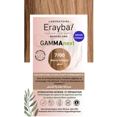 Erayba Gamma Next Coloration 7/00 Blond Natural Coloration Hydratante Permanente