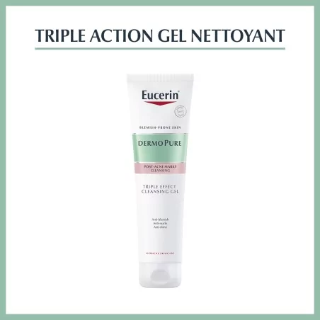 EUCERIN DERMOPURE TRIPLE ACTION GEL NETTOYANT 150 ML