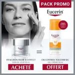Eucerin Pack Promo Hyaluron-Filler jour 50ml Achete + OIL CONTROL SPF 50+ TOUCHER SEC 50 ML Offert