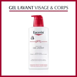 EUCERIN PH5 PROTECTION GEL LAVANT VISAGE ET CORPS 400 ML