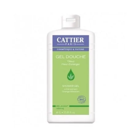Cattier GEL DOUCHE RELAXANT - TILLEUL / EAU FLEUR D'ORANGER 1L