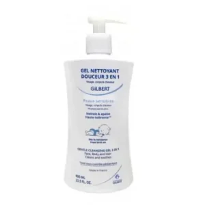 Gilbert Gel Nettoyant Douceur 3en1 Bebe 400ml