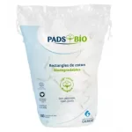 GILBERT PADS BIO 180 RECTANGLES DE COTON 8X10CM