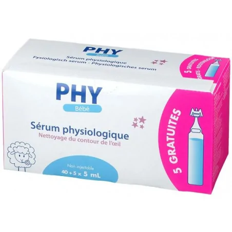 GILBERT PHY SERUM PHYSIOLOGIQUE 40+5x5ML