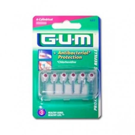 GUM RECHARGE 6 BROSSETTES FINES 1,4mm 622