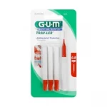 GUM TRAV-LER MANCHE PAR 4 UNITES AVEC BROSSETTE 0,8mm 1314