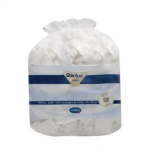 Hartmann Sterilux Pads Rectangles De Coton 200pcs