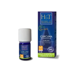 HERBES ET TRADITIONS HUILE ESSENTIELLE - CURCUMA BIO 5ML