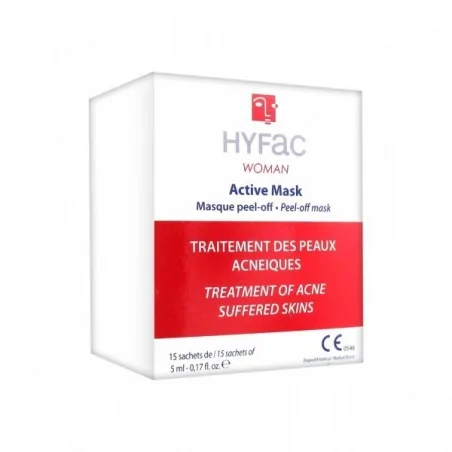 HYFAC WOMAN ACTIVE MASK MASQUE PEEL-OFF 15 SACHETS
