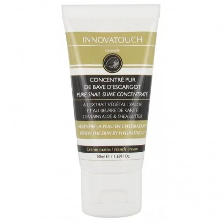 INNOVATOUCH Crème Mains Réparatrice au concentré pur de bave d'escargot 50 ML