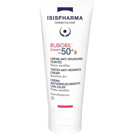 Isis pharma ruboril expert spf 50+ crème anti-rougeurs teintée 40 ml