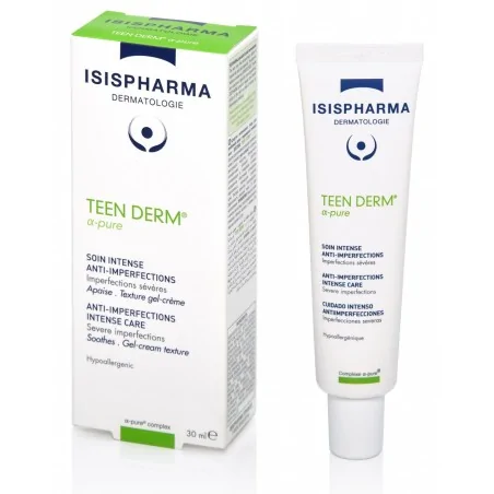 Isis pharma teen derm alpha pure soin intense anti-imperfections 30 ml