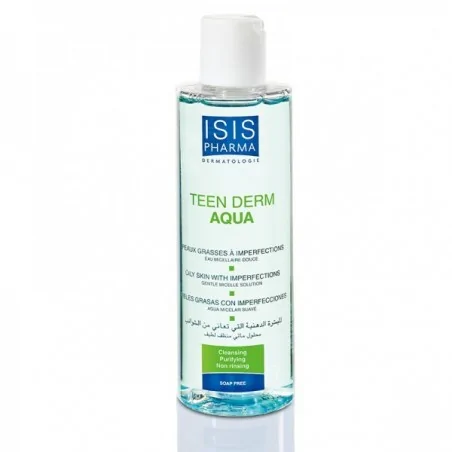 Isis pharma teen derm aqua solution micellaire purifiante 250 ml