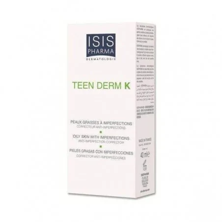 Isis pharma teen derm k - crème sébo-régulatrice (30 ml)