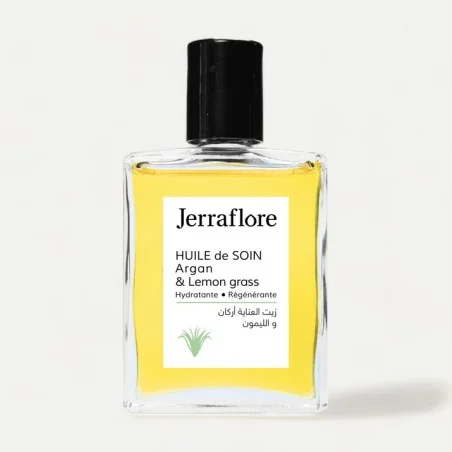 JERRAFLORE HUILE ARGAN & LEMON GRASS 60ml