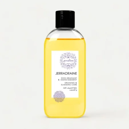 JERRAFLORE JERRA DRAINE 150ml Huile De Massage Drainante Et Amincissante