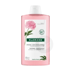KLORANE SHAMPOING APAISANT A LA PIVOINE CUIR CHEVELU SENSIBLE 400 ML