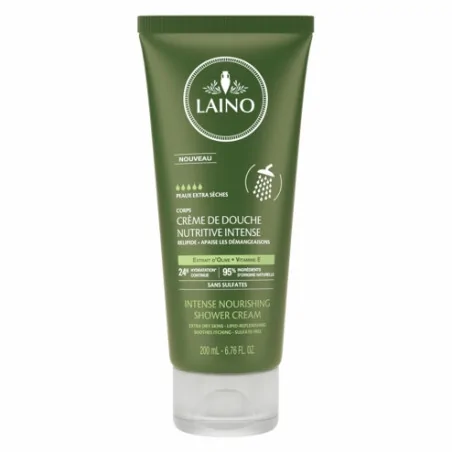 LAINO CREME DE DOUCHE NUTRITIVE INTENSE OLIVE PEAUX EXTRA SECHES 200ML