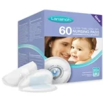 LANSINOH Coussinets d’allaitement jetables Blue Lock 60 Unités