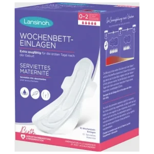 Lansinoh Serviette Maternité 10 Unités