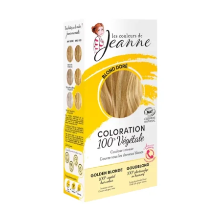 LES COULEURS DE JEANNE COLORATION BLOND DORE 100% VEGETALE