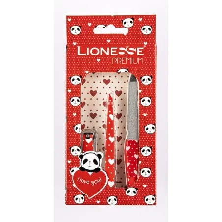 Lionesse set de manucure rouge 124