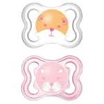 MAM AIR SUCETTE 0-6 MOIS SILICONE FILLE