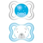 MAM AIR SUCETTE 0-6 MOIS SILICONE GARÇON