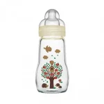 MAM BIBERON EN VERRE BLANC FEEL GOOD 260 ML