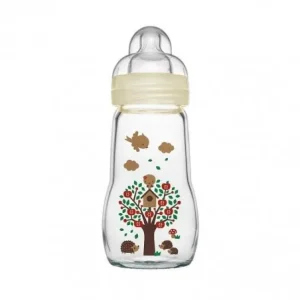 MAM BIBERON EN VERRE BLANC FEEL GOOD 260 ML