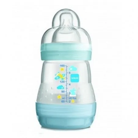 MAM Easy Start anti-colique couleur bleu 0mois+ 160ml
