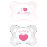 MAM ORIGINAL SUCETTE 0-6 MOIS SILICONE ROSE
