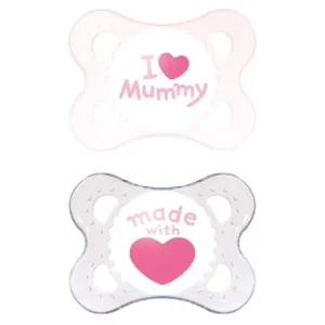 MAM ORIGINAL SUCETTE 0-6 MOIS SILICONE ROSE
