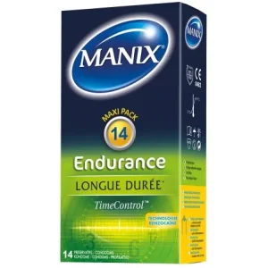 MANIX ENDURANCE 14 Préservatifs