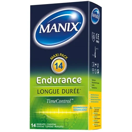 MANIX ENDURANCE 14 Préservatifs