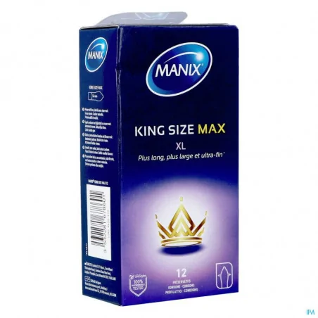 MANIX KING SIZE MAX BOITE DE 12