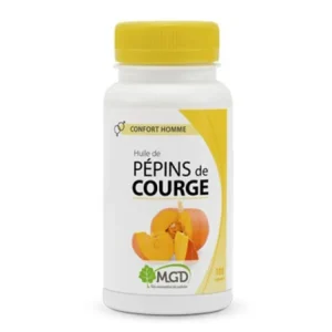 MGD NATURE HUILE DE PÉPINS DE COURGE 100 CAPSULES