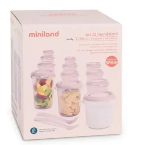 MINILAND BABY SET 12 POTS DE CONSERVATION CANDY - 89529