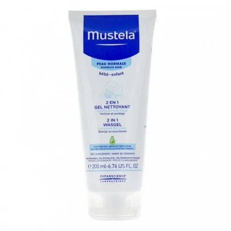 MUSTELA GEL NETTOYANT 2 EN 1 200ml Cheveux Et Corps