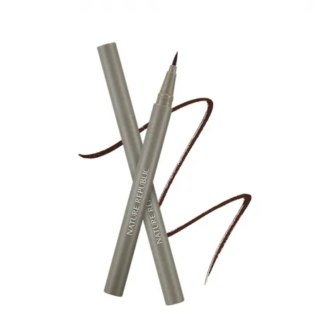 NATURE REPUBLIC BOTANICAL SMUDGE PROOF EYELINER 02 DEEP BROWN