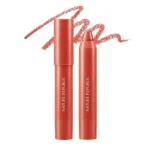 NATURE REPUBLIC BY FLOWER ECO CRAYON LIP VELVET 04 CHILLI RED