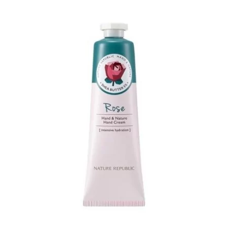 NATURE REPUBLIC HAND & NATURE ROSE HAND CREAM 30 ML