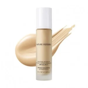 NATURE REPUBLIC PROVENCE AIR SKIN FIT ONE DAY LASTING FOUNDATION Y23 WARM BEIGE SPF30 PA++ 32 ml