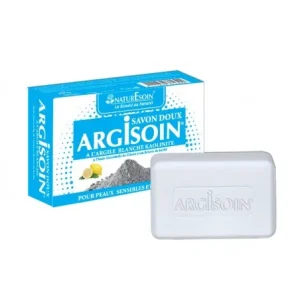 NATURE SOIN ARGISOIN SAVON DOUX A L’ARGILE BLANCHE KAOLINITE 125g