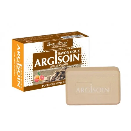 NATURE SOIN ARGISOIN SAVON DOUX AU GHASSOUL 125g