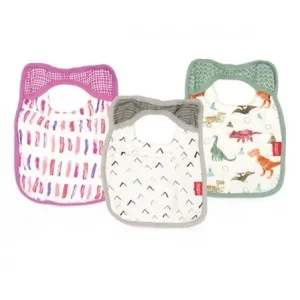 NUBY Bavoir 100% Coton - 0m + ID4429