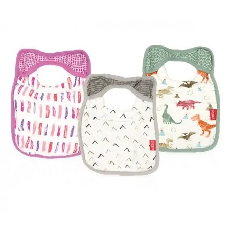 NUBY Bavoir 100% Coton - 0m + ID4429