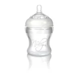Nûby Biberon souple 150ml -Softflex Silicone Nurser- tétine débit lent - +3m Réf : 67275