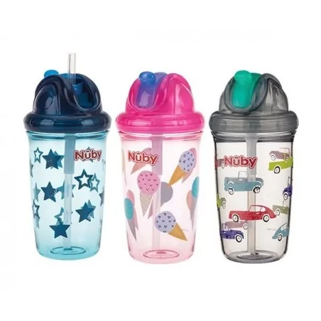 NUBY Goblet Flip -It en Tritan™ 300 ml +12 mois - 20-NV0414018
